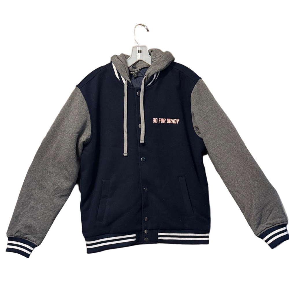 80 for Brady Football Movie Themed Varsity Jacket NWT Size M